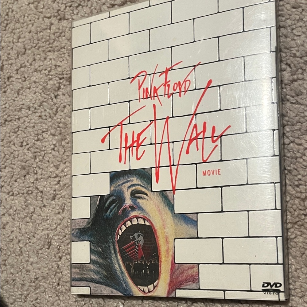 Pink Floyd The Wall DVD - Red and White Cover